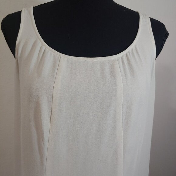 Eileen Fisher Silk Sleeveless Shell Blouse Tank Top Extra Small - Picture 2 of 7